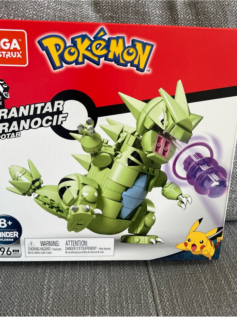 New MEGA CONSTRUX  Pokemon Tyranitar Tyranocif Despotar GMD32 396 Pieces 2020